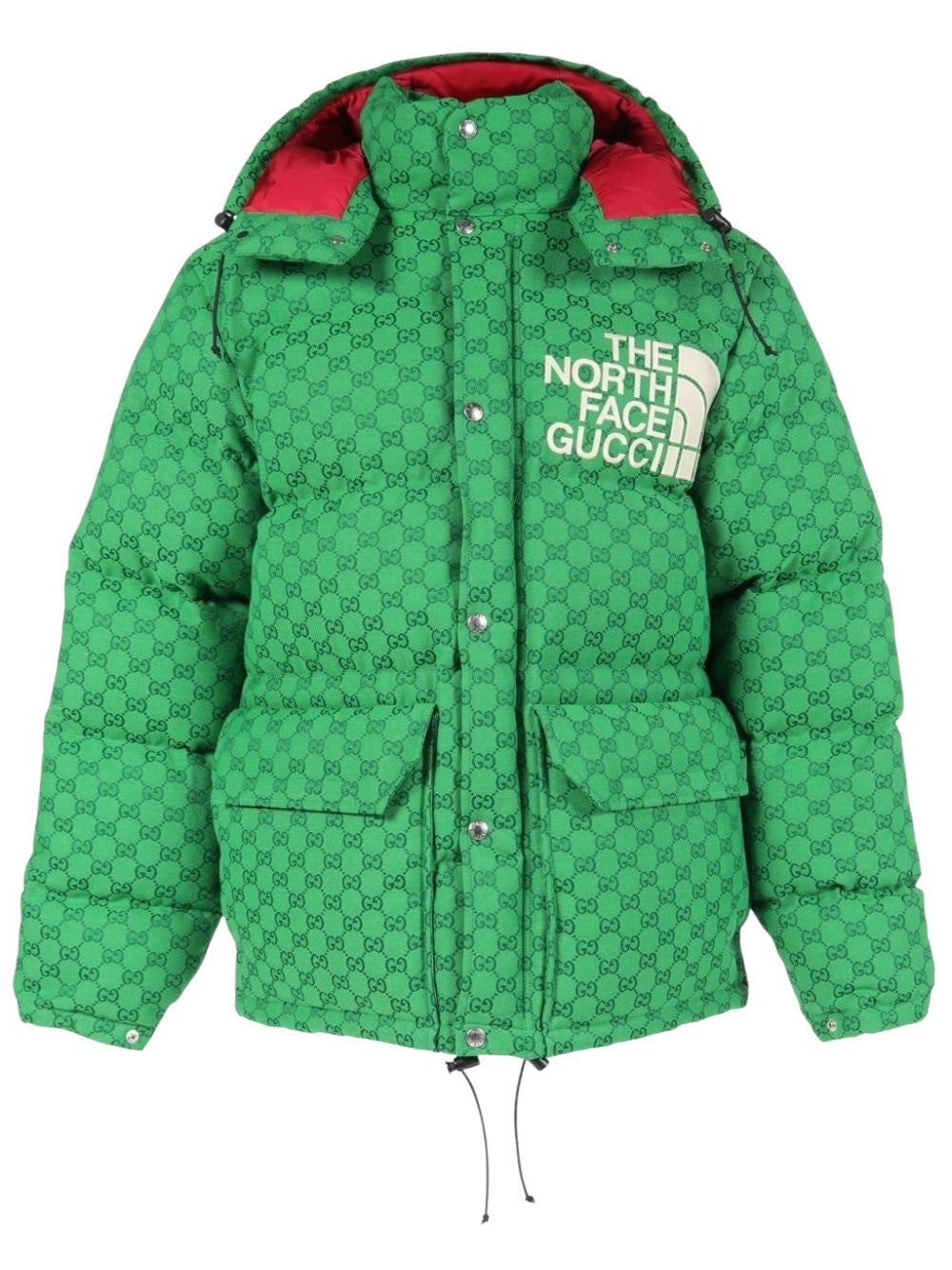 GUCCI X The North Face Green Puffer Winter Coat Unisex